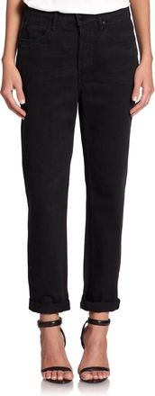 Alexander Wang Wang Slim Leg Jeans In Faded Black