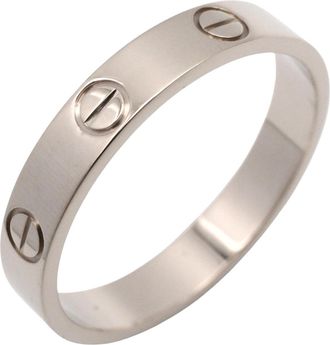 Cartier Silver White Gold (18K) Band Ring (Pre-Owned)