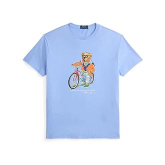 Polo Ralph Lauren T-Shirts, male, Blue, Size: 2XL Majica