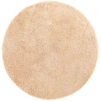 vidaXL Shaggy Rug High Pile navarra Beige 240x240 cm Polyester Vidaxl