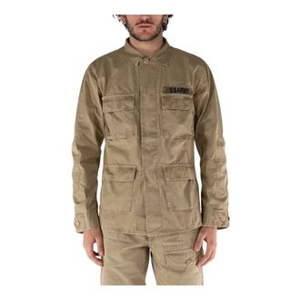 CHESAPEAKE'S Light Jackets, male, Green, XL, Utility Jacket