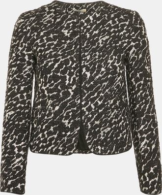 Alice & Olivia Alice + Olivia Black Lurex Tweed Jacket