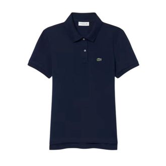 Lacoste Dames, Tops, Blauw, Maat: 3XL Katoen