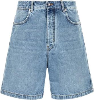 Givenchy Blue Solid Shorts