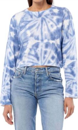 360 Cashmere Blake Sweater In Azure