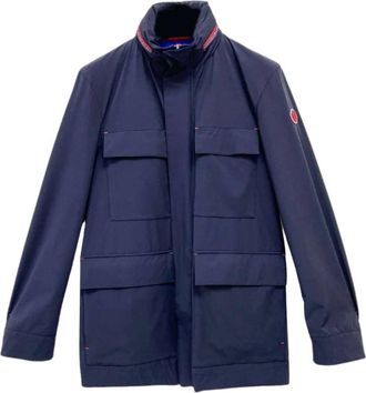 Carolina Herrera Nylon Jas - Heren - Zomerjassen - Blauw - S - Nylon - Jassen