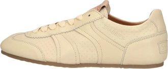 Shabbies Amsterdam Ciska Base Sneakers - Dames - Sneakers - Beige - 37 EU - Leer - Schoenen