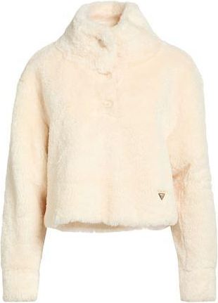 Guess ROPA DE ABRIGO - Borreguito y pelo ecol&oacute;gico en YOOX.COM