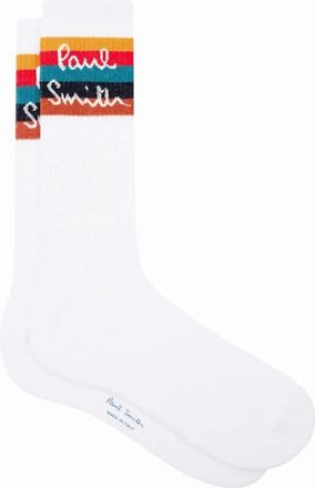 Paul Smith Mens Paul Smith Guernsey Sport Socks 01 WHITE - Size: 16/14.5/8/15/8.5/15.5/9/13/13.5/14/6.5/7/7.5/11.5/5/12/5.5/12.5/6/3.5/3/10.5/4/11/4.5/2.5/9.5