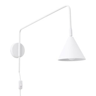 Sollux Lighting L&aacute;mpara de pared blanco acero