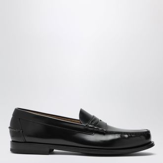 Prada Mocassini in pelle spazzolata neri