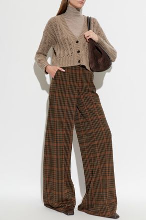 Max Mara Memiro Trousers, Womens, Brown