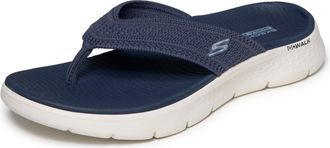 Skechers GO Walk Flex Sandal Holly Womens Vegan 3-Point Thong Sandals with Memory Foam Straps