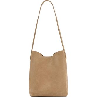Mansur Gavriel Small Everyday Cabas Suede Hobo Bag in Anise at Nordstrom