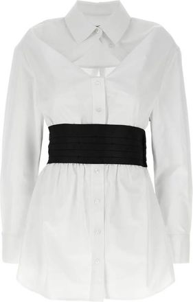 Alexander Wang Mini Cotton Shirt Dress, Size 4