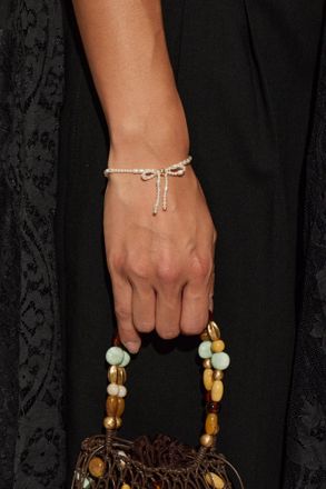 Coach Bracelet With A Decorative Bow, Womens, Gold