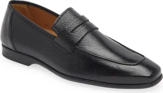 Mezlan Deer Penny Loafer in Black at Nordstrom, Size 10.5