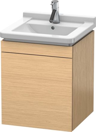 Duravit Duravit L-cube Mueble De Pared, 1 Puerta, Con Bisagra A La Derecha, 460mm, Para Starck 3 030348, Color: Roble Cepillado Chapa De Madera Aut&eacute;ntica - Lc