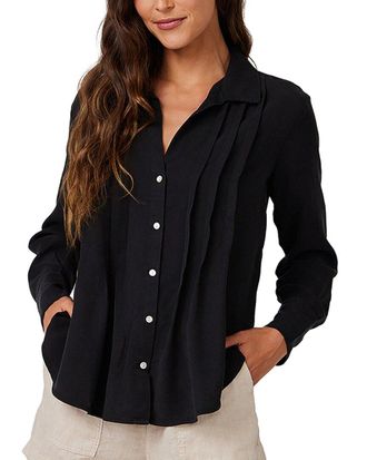 Bella Dahl Pintuck Button Down