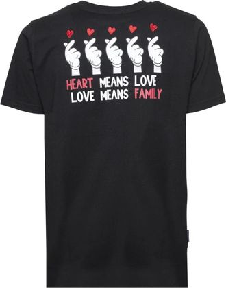 Family Fir$t Milano B-Hugs Katoenen T-shirt met Bugs Bunny Borduurwerk - Heren - T-shirts - Zwart - 2XL - Katoen - Tops