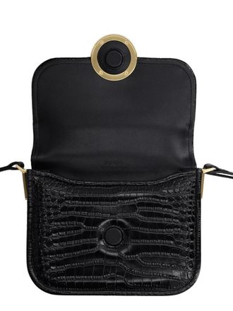 Pinko Womens Mini Love Bag Black Leather Shoulder