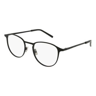 Saint Laurent Round Metal Optical Frame - unisex - Saint Laurent - Glasses - Black - 49 MM - Accessories
