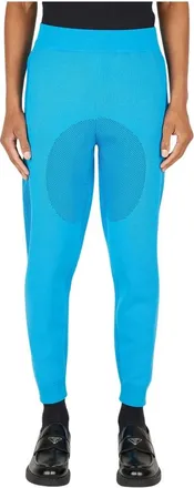 Botter Broeken, Heren, Blauw, M, Wol, Gebreide Trainingsbroek