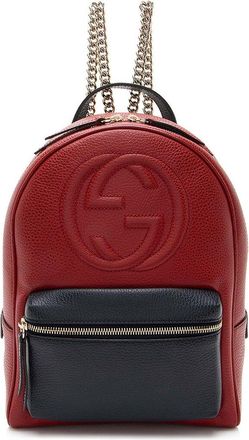 Gucci Leather Soho Chain Backpack (Authentic Pre-Loved)