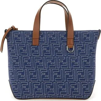 Fendi Ff Small Shopping Bag-Uomo