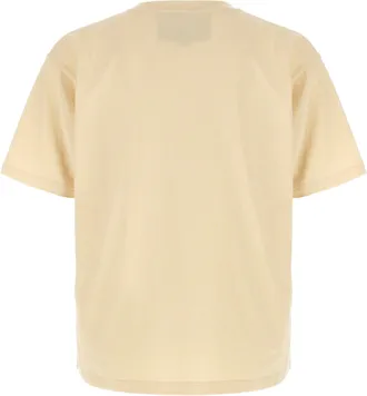 Valentino Garavani Logo-Print Cotton T-shirt - Cream
