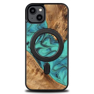 OEM Funda Bewood Unique Para Iphone 15 Plus - Turquesa Con Magsafe