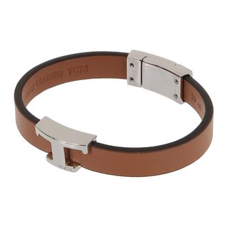 Tod's Tods, Bracelets, male, Brown, Size: M T Timeless Leather Bracelet