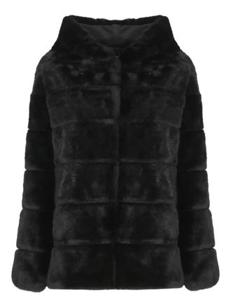 Betta Corradi Giacca in pelliccia sintetica - Nero