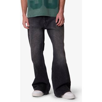 mnml Kick Flare Jeans in Western Black at Nordstrom, Size 30