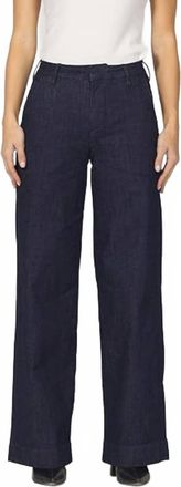 Dear John Denim Brandy High Rise Relaxed Straight Leg Trouser In Zodiac