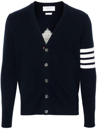Thom Browne 4-Bar virgin-wool cardigan - men - Virgin Wool - 00 - Blue