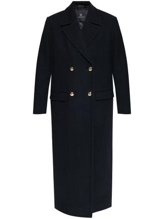 Anine Bing double-breasted coat - Black