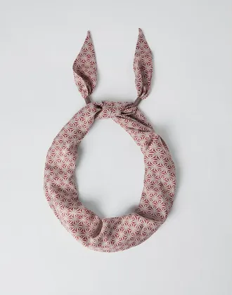 Brunello Cucinelli Womens Rose Patterned Fabric Headband Accessory