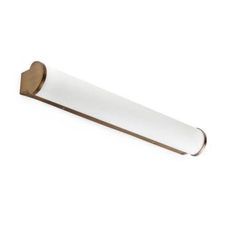 Netlighting Danubio Integrated LED Bathroom Over Mirror Light Bronze 2700K IP44 in Brown