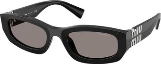 Miu Miu MUB04S 16K80Q Womens Sunglasses Black Size 53