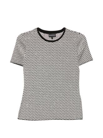 Emporio Armani Jersey ajustado con cuello redondo