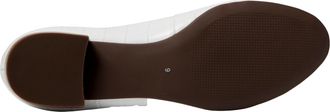 Marc Joseph New York Crosby Flat White Croco 4930-WCR Womens
