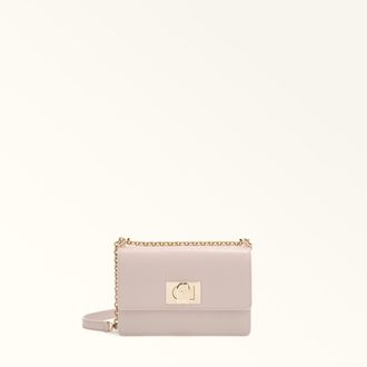 Furla 1927 Crossbody Mini Corolla Pink Textured Leather Woman