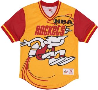 Mitchell & Ness NBA Jumbotron 3.0 V-hals Jas - Heren - T-shirts - Veelkleurig - XL - Polyester - Tops
