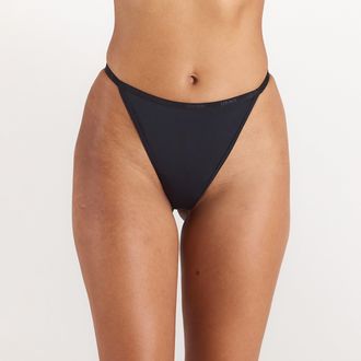 Lounge Your Everyday Thong - Black - XXL