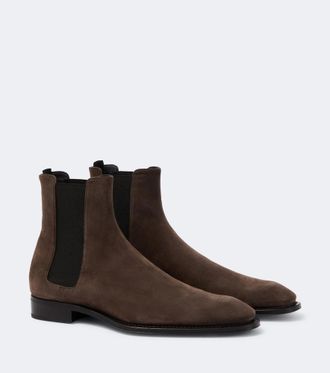 Saint Laurent Aurelien suede Chelsea boots