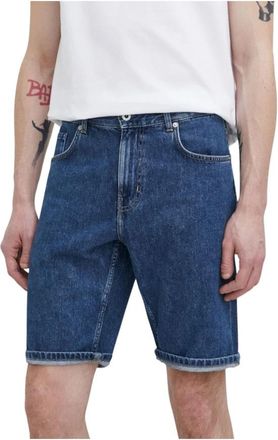 Karl Lagerfeld Denim Shorts - Heren - Denim shorts - Blauw - W28 - Denim - Korte Broeken