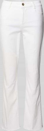 Brax Brax Bootcut Jeans mit Fransen Modell SHAKIRA in Weiss, Gr&ouml;&szlig;e 34