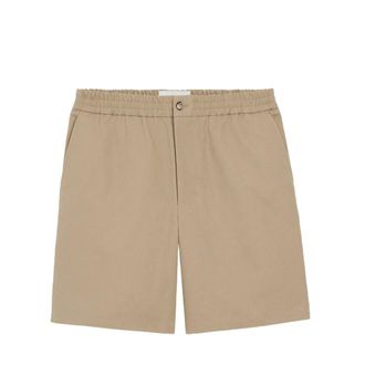 Ami Elasticated Waist ADC Short - male - Ami Paris - Casual Shorts - Beige - XL - Shorts