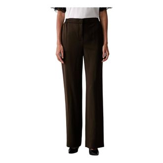 Twinset Dames, Broeken, Bruin, Maat: XS Viscose